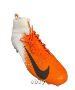 Nouvelles chaussures de football Nike Vapor Untouchable Pro 3 TD pointure 9 Orange Blanc AO3021-118