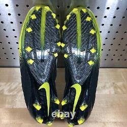 Nouvelles chaussures de football Nike Vapor Untouchable Pro 3 à crampons jaunes et noirs, taille 11, 917165-006.