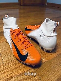 Nouvelles crampons de football Nike Vapor Untouchable Pro 3 Orange AO3021-118 Taille des hommes 12