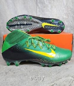 Souliers de football Nike Vapor Untouchable 2 TD OREGON DUCKS taille 12.5 ÉCHANTILLON PROMO