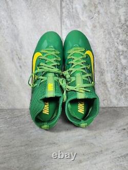 Souliers de football Nike Vapor Untouchable 2 TD OREGON DUCKS taille 12.5 ÉCHANTILLON PROMO